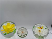 Glass paperweights