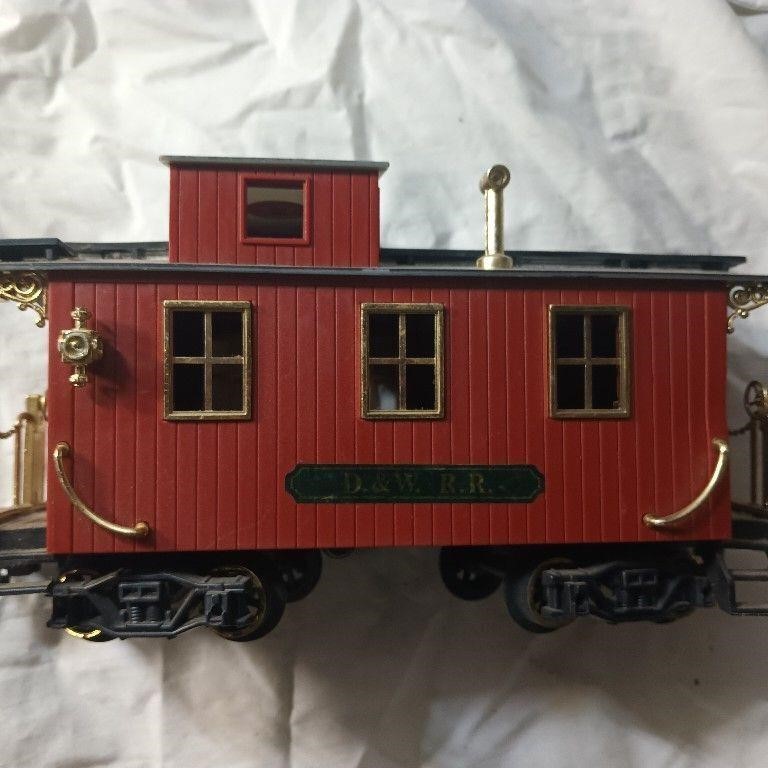 1986 Vintage New Bright G Scale CABOOSE Train Car