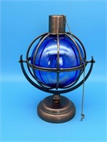 Blue Spear Oil Lamp Copper