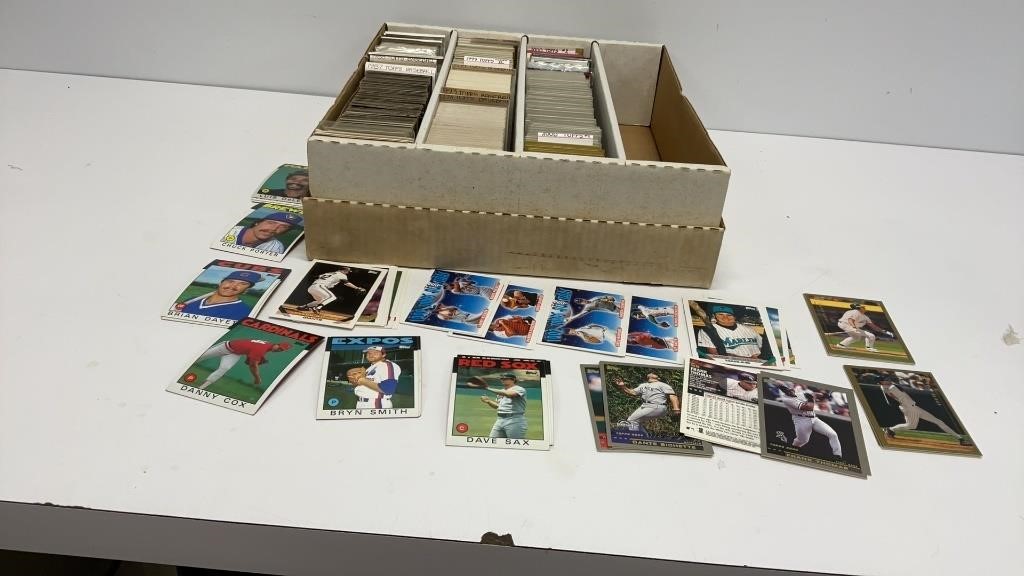 800+ baseball cards from the late 80’s to the
