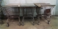 Shopping carts and step stool