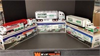 3 Hess Trucks- 18 Wheeler and Racer, Fire Truck