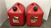 (2) 5 gallon Gas Cans