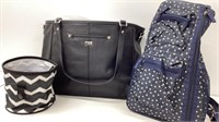 Thirty One Jewell tote,  polka dot back pack and