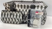 Thirty One Market bag, matching print carry bag,