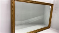 Mirror with molded gold frame, 32x20