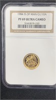 Gold: 1984 NGC PF69 Ultra Cameo 1/10 Oz Proof