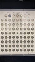 Silver Mercury Dimes Collection in Capital