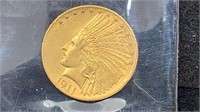 Gold: 1911 $10 Indian Head Gold Coin