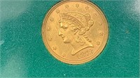 Gold: 1873 $2.50 Liberty Head Gold Coin