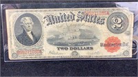 Currency: 1917 $2 United States Large Note
