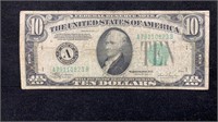 Currency: 1934-C $10 Green Seal Federal Reserve