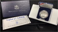 1991 Silver Proof USO 50th Anniversary