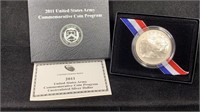 2011 Silver BU United States Army Commemorative