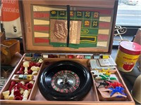 Vintage horse racing roulette game