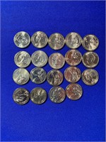 (19) John Tyler $1 Coins