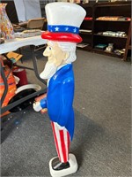 Uncle Sam blow mold