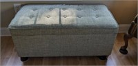 UPHOLSTERED OTTOMAN WITH STORAGE