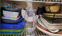 PLATTERS, PITCHERS – IN PANTRY