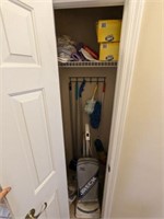 CONTENTS OF CLOSET – CLEANING SUPPLIES, ORECK