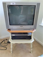 SONY BIG BOX TV, DVD PLAYER, VHS PLAYER WITH