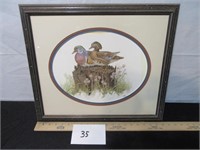 Duck Print w/ frame