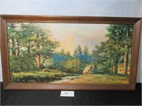 Robert Wood Landscape w/ frame