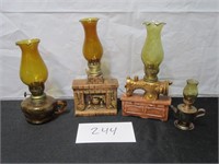 Mini Oil Lamps, unique shapes (4)