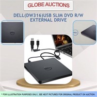 DELL(DW316) USB SLIM DVD R/W EXTERNAL DRIVE