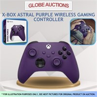 X-BOX ASTRAL PURPLE WIRELESS GAMING CONTROLLER