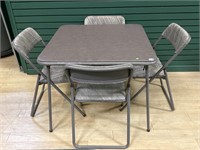 Card Table Set with 4 Chairs