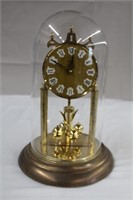 Anniversary clock, 13"H, battery operated, glass