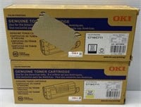Lot of 2 Oki Toner Cartridges - NEW $180