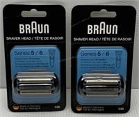 Lot of 2 Braun Series 5/6 Shaver Heads - NEW $120