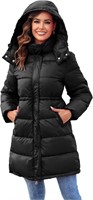 READ GRACE KARIN Winter Coat  Plus Size M  Black