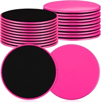 48Pairs Core Sliders Glider Discs  Rose Red