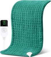 Heating Pad for Back Pain  17x33  Green