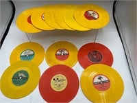 Vintage golden records and micky