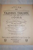 Clinton County Iowa Plat Book 1894 & 1905 Atlas