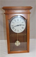 Seiko wall clock with pendulum, battery operated,