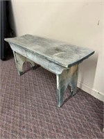 Primitive bench, 36 X 12 X 18"H