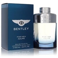 Bentley Azure Men's 3.4 Oz Eau De Toilette Spray