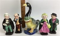 Dickens Character Figurines  Handmade Porcelain