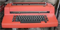 IBM Selectric II red electric typewriter with
