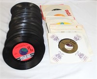 Record lot, 45's including Bob Dylan, Neil