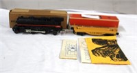 Lionel flatcar 6151 and Lionel engine 249