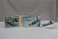 Three models, 1:32, 1:48 & 1:72