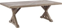 Ashley Beachcroft Outdoor Dining Table  Beige