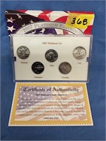 2007 Platium Edition State Quarter Collection