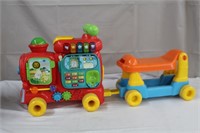 VTECH interactive learning train sit to stand